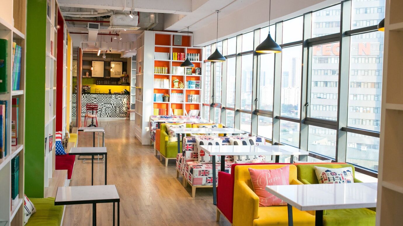 Không gian GBook Coffee tại GLN